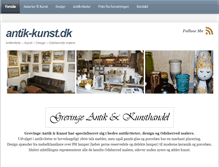 Tablet Screenshot of antik-kunst.dk